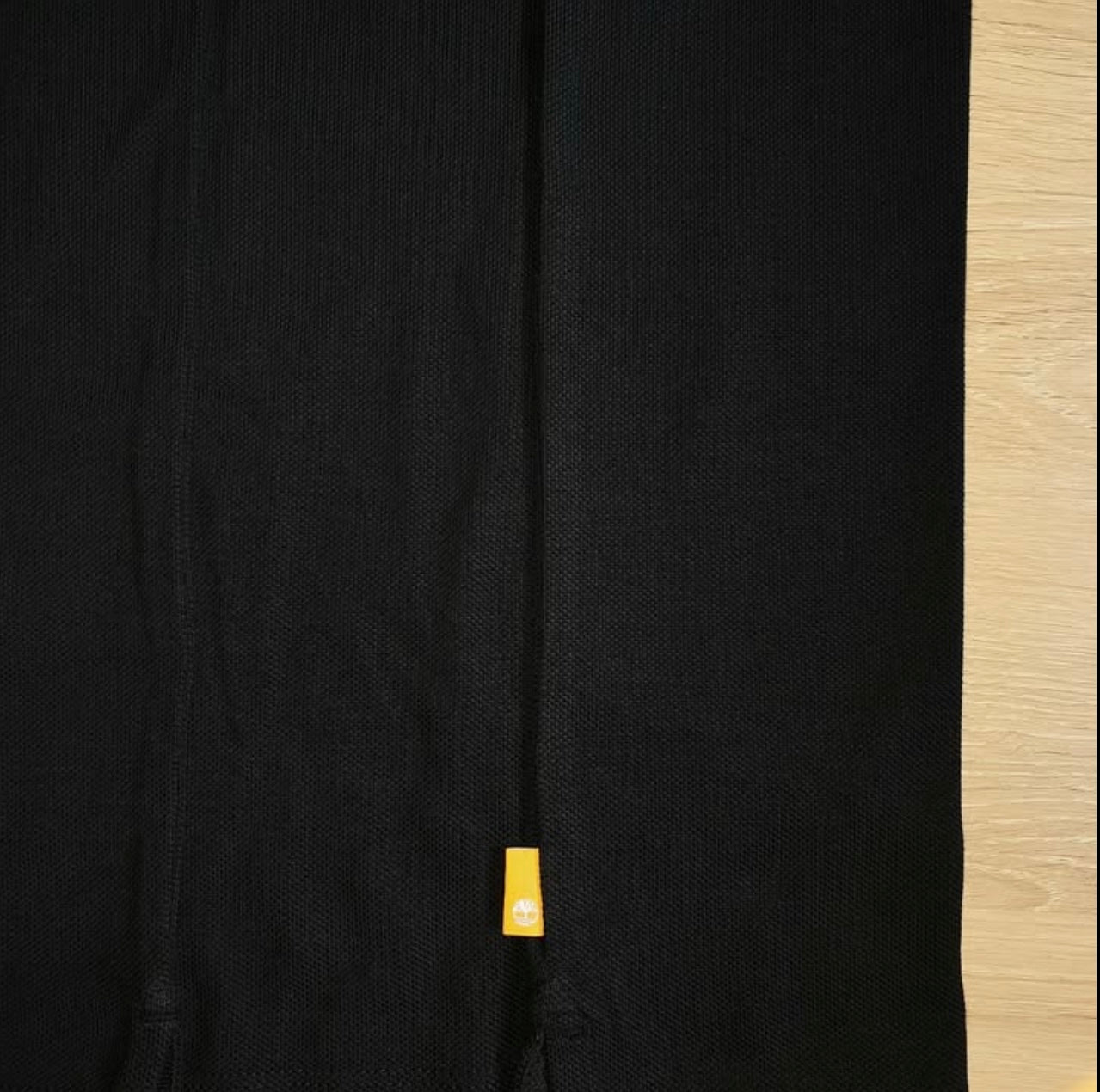 Timberland Regular Fit Black Polo Shirt in Pique Cotton