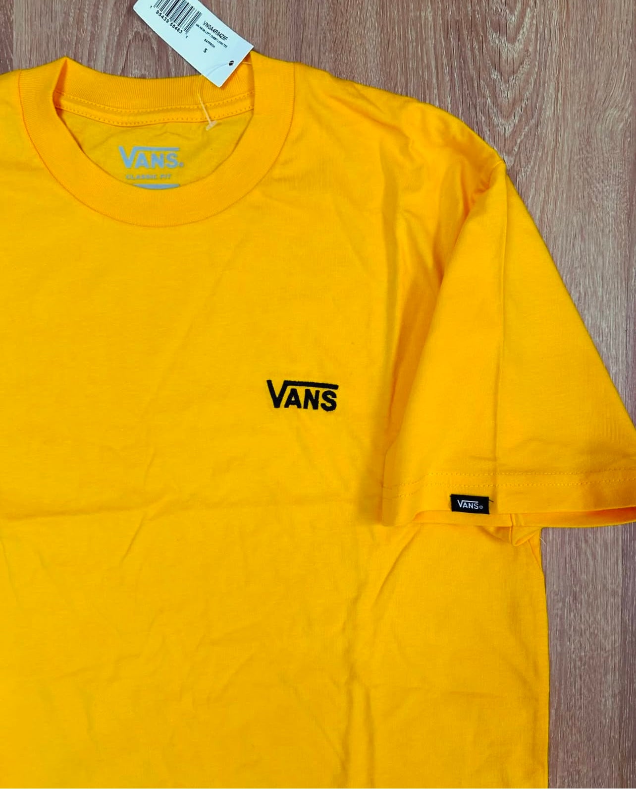 Vans Regular Fit T Shirt in Yellow