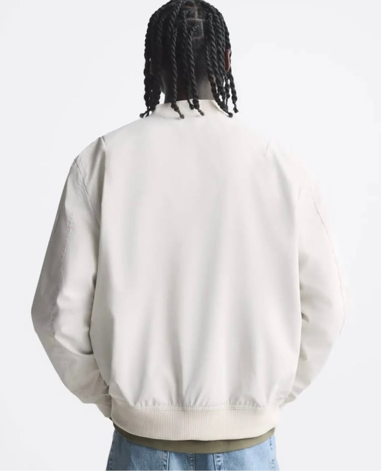 Zara Bomber Jacket in Off White