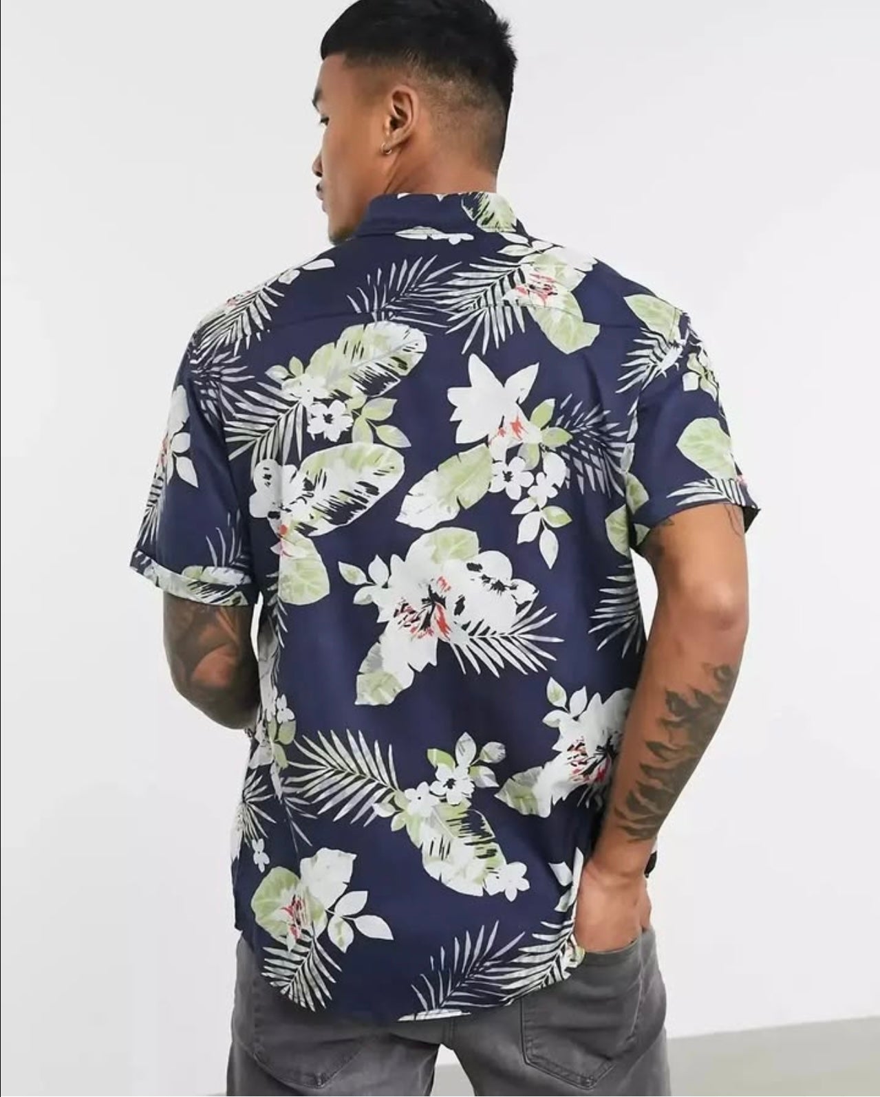 Jack & Jones Regular Fit Pattern Short Sleeve