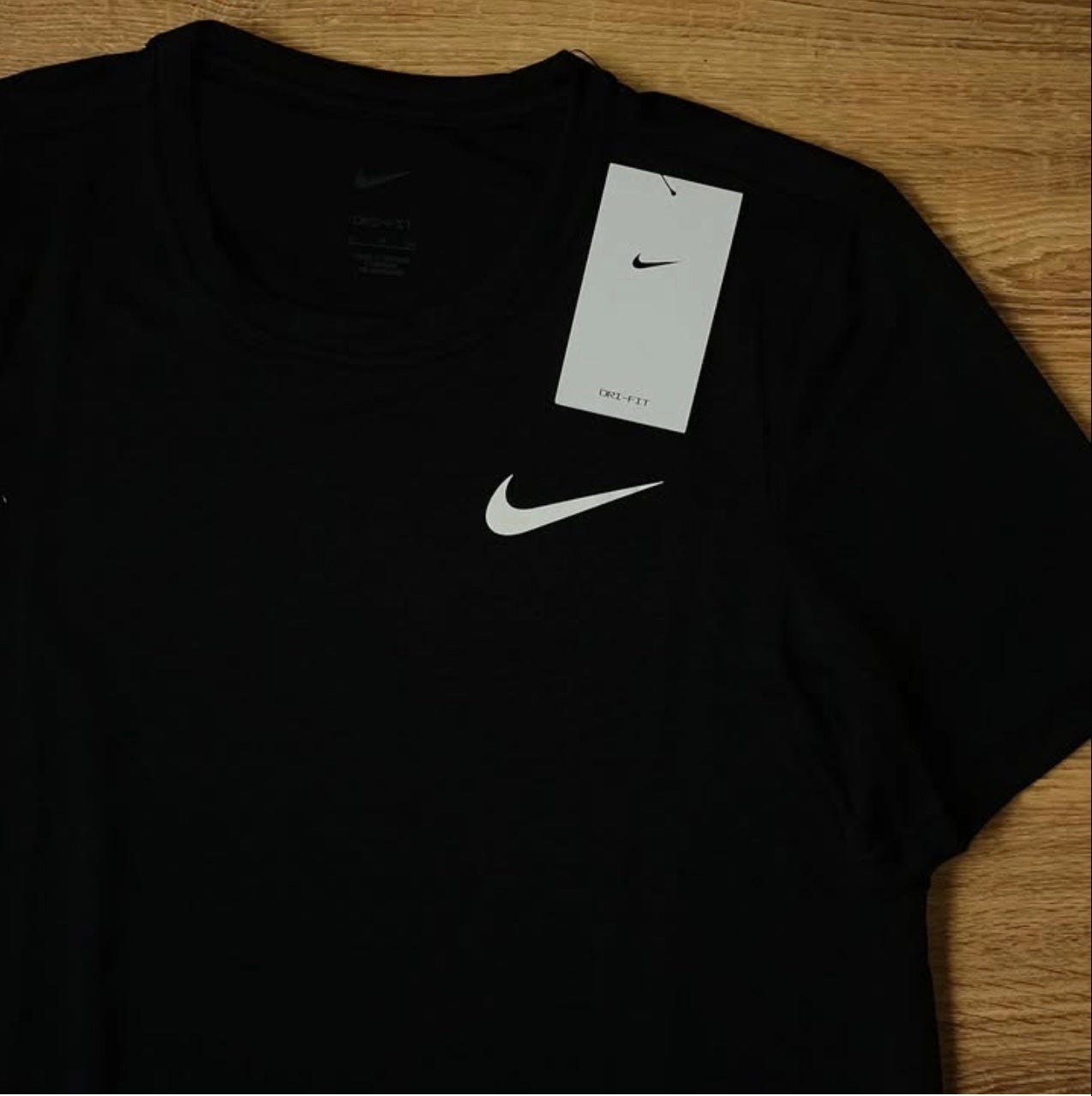 Nike Regular Fit Dri Fit T Shirt In Black