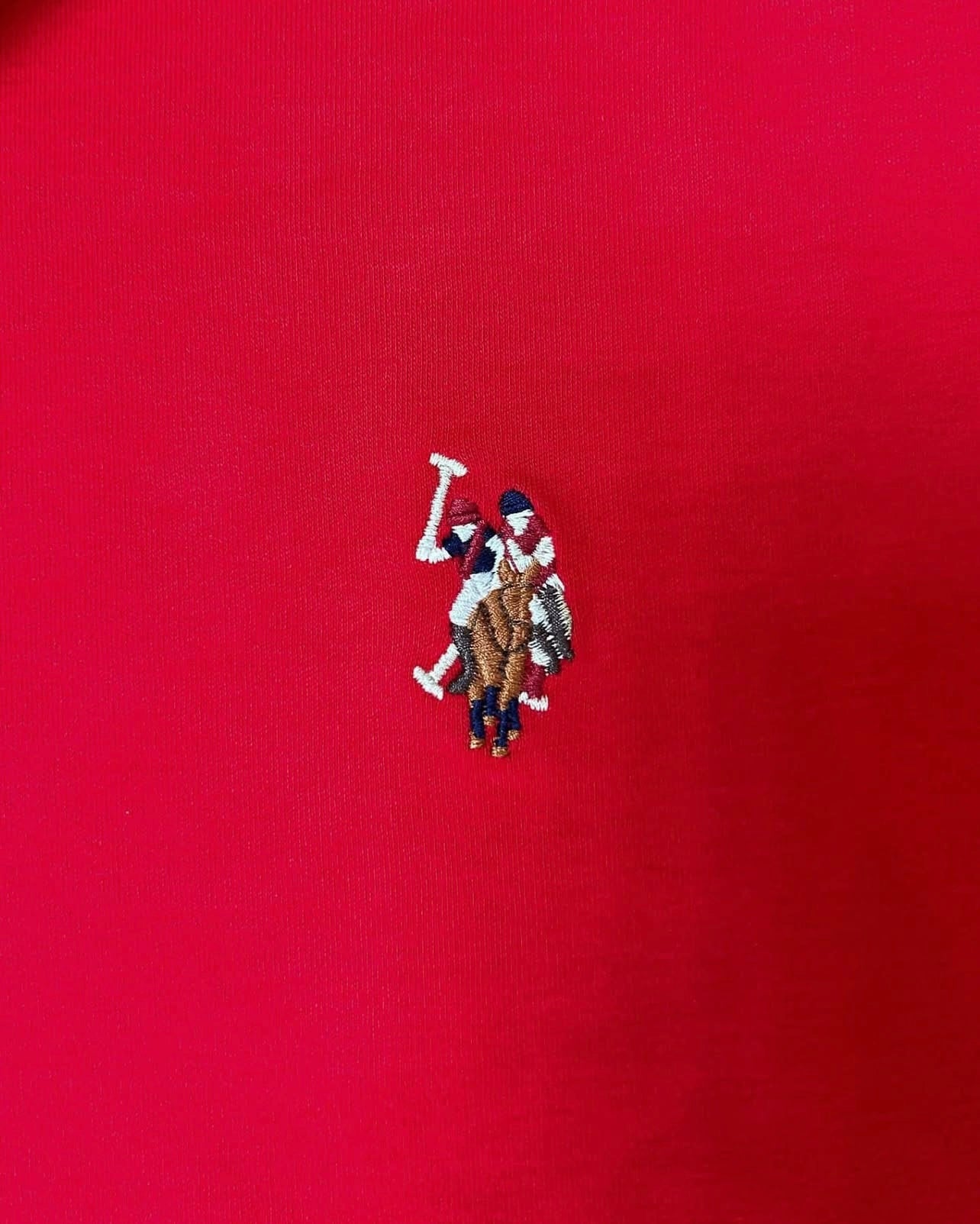 U S Polo Assn Regular Fit Polo in Red