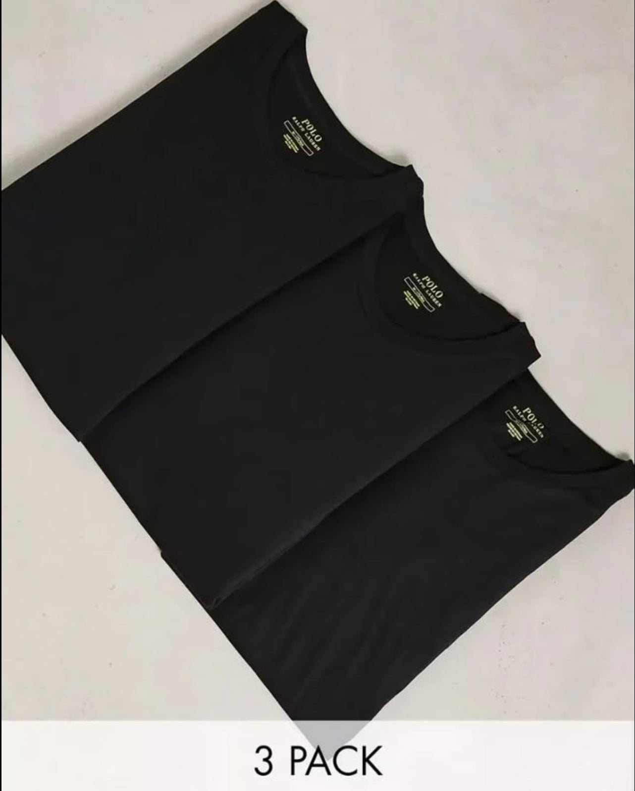 Polo Ralph Lauren 3-Pack Lounge Tshirt in Black