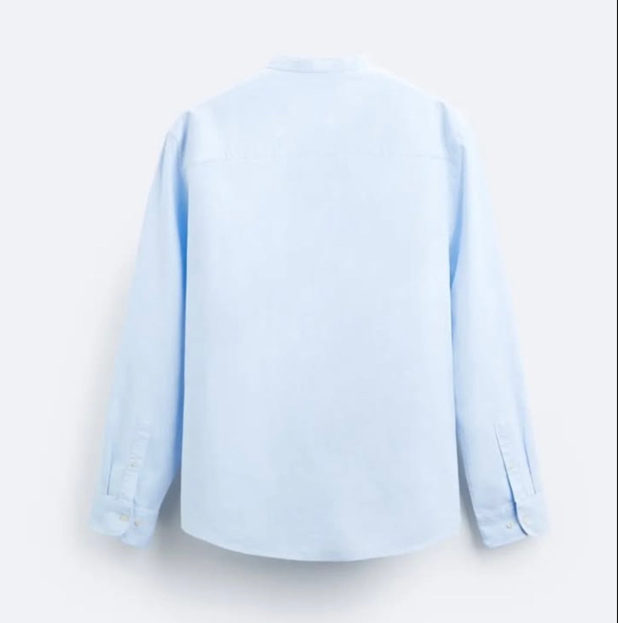 Zara Oxford Cotton Shirt in Blue