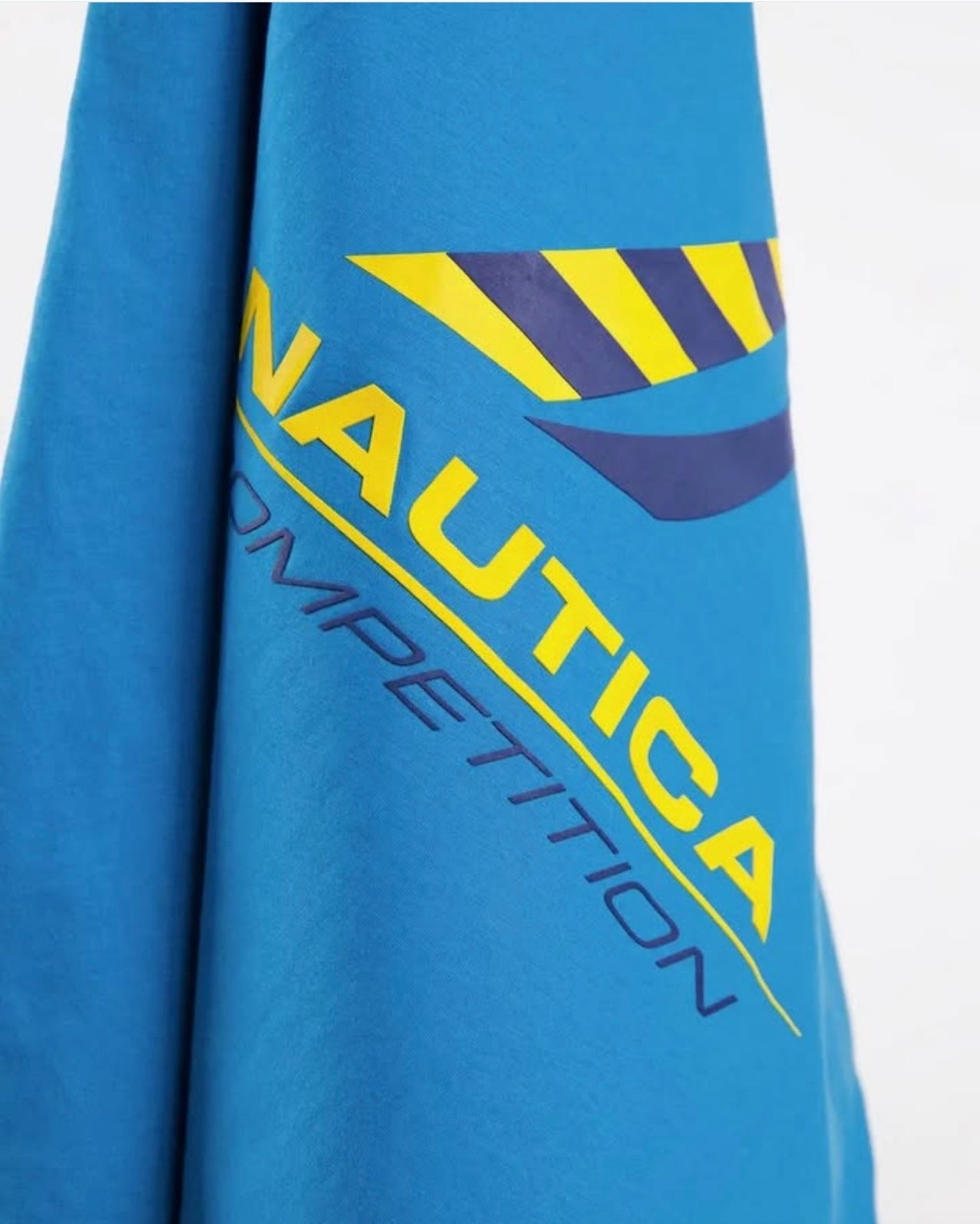 Nautica Regular Fit Blue Tshirt With Back Print