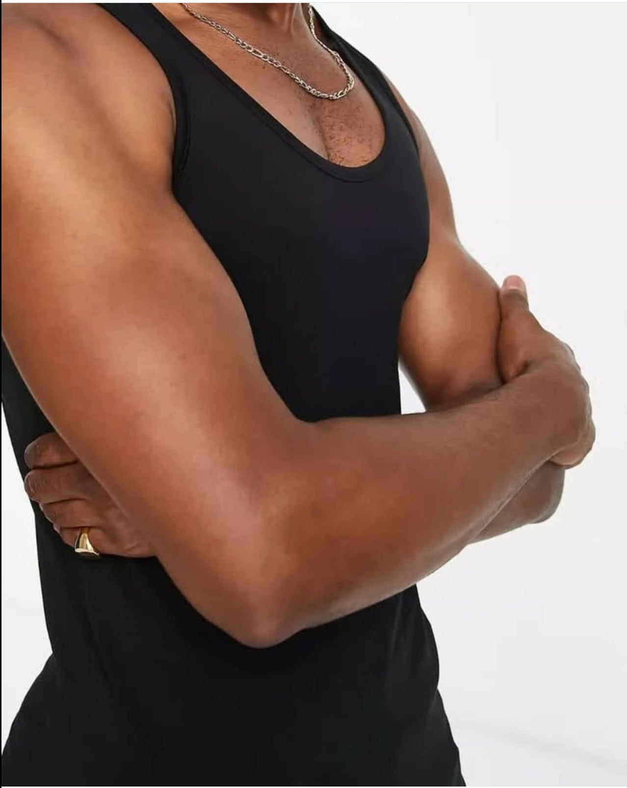 Asos Muscle Fit Vest in Black