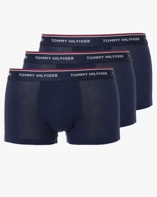 Tommy Hilfiger Low Rise Trunks 3 Pack in Cotton Stretch