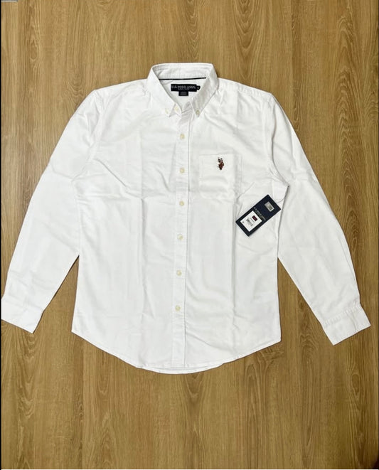 U S Polo Assn Regular Fit Shirt in White