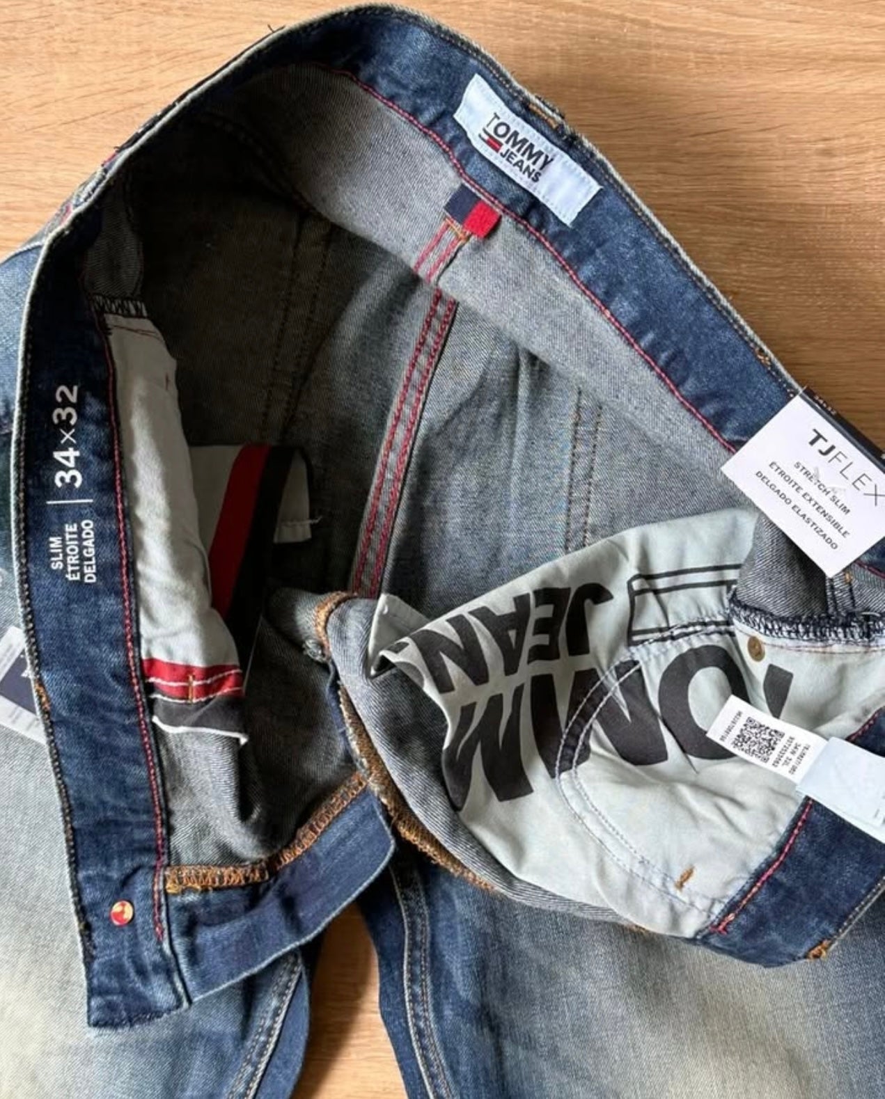 Tommy Hilfiger Ripped Blue- Green Wash Denim