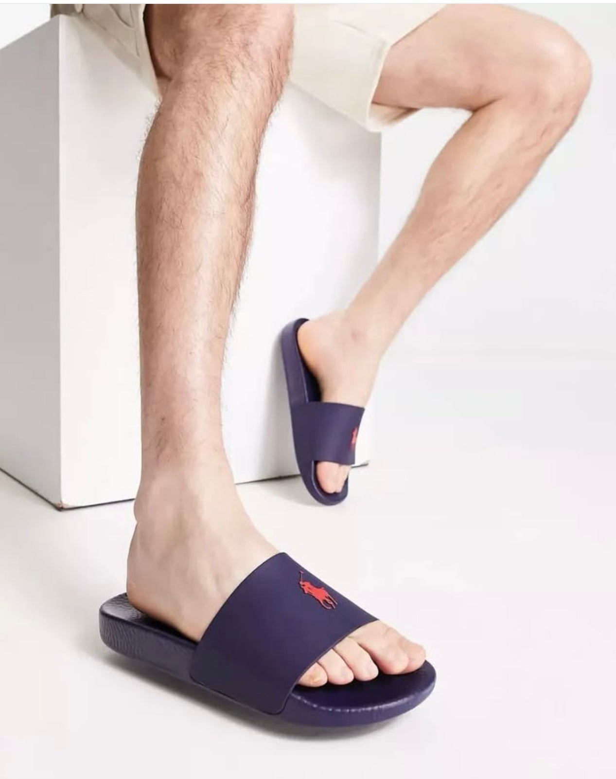 Polo Ralph Lauren Slides in Blue