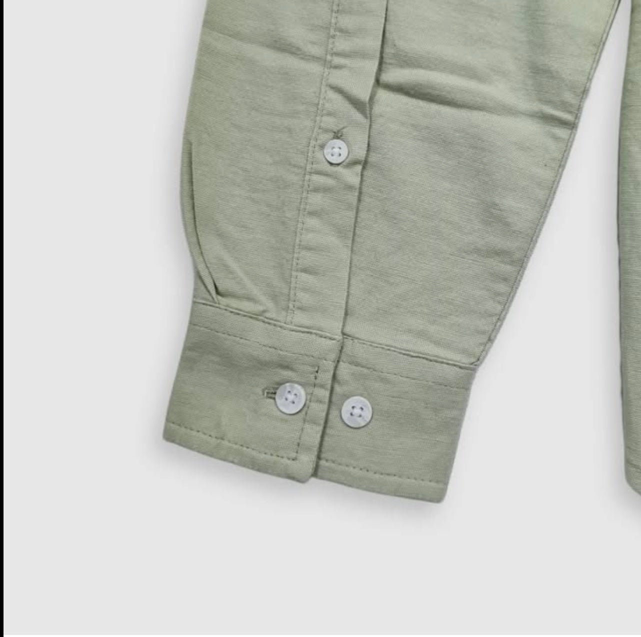 Asos Slim Fit Mint Green Oxford Cotton Button Cuff Shirt