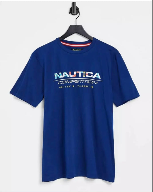 Nautica Regular Fit Blue T Shirt