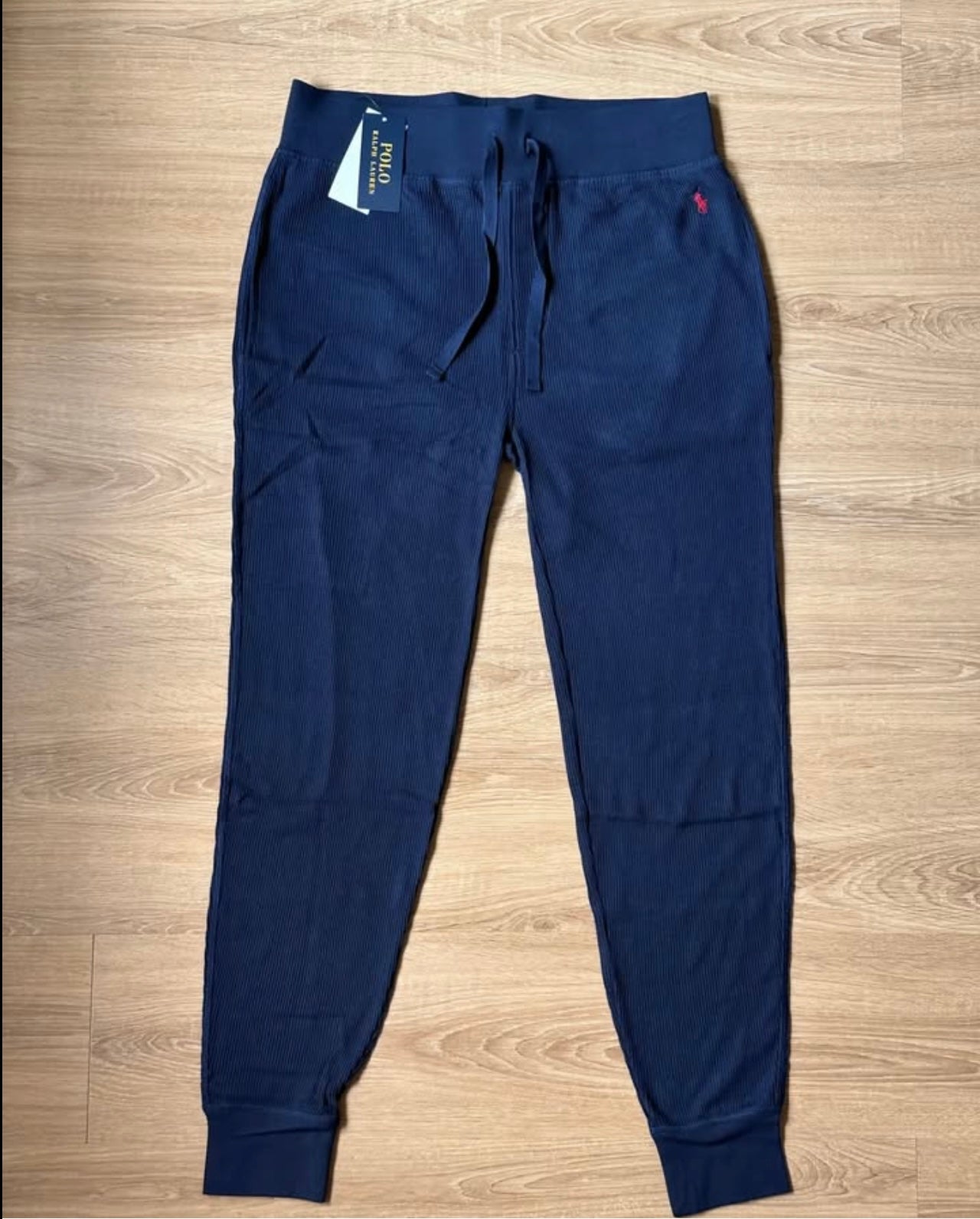 Polo Ralph Lauren Waffle Lightweight Joggers in Navy