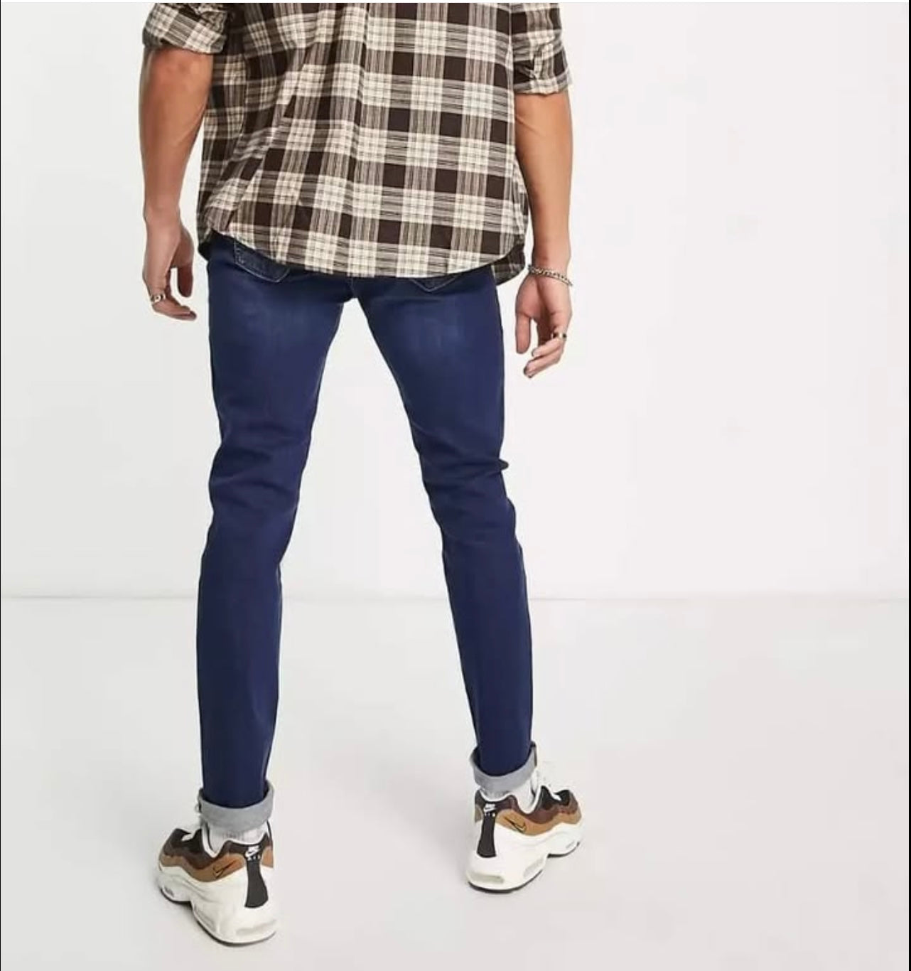 DTT Slim Fit Jeans in Navy