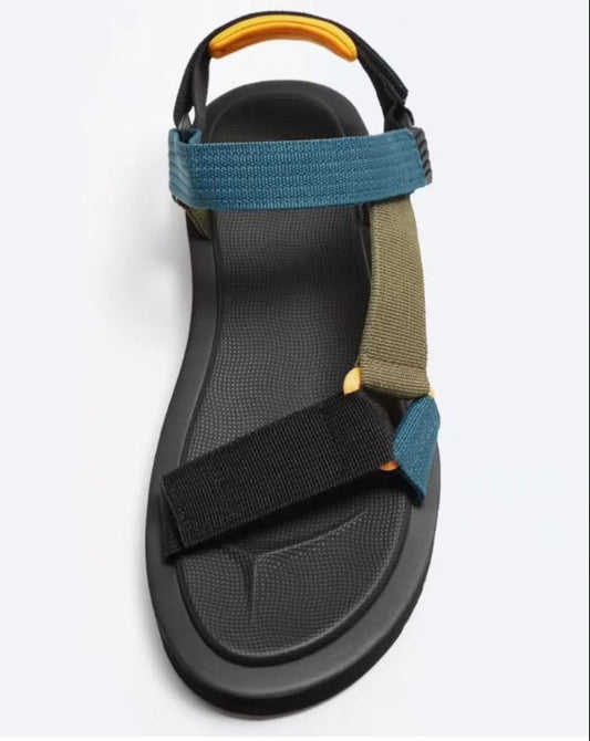 Zara Sandal in Color Block