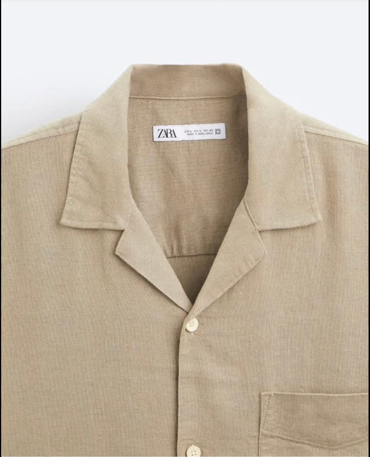 Zara Shirt in Revere Collar