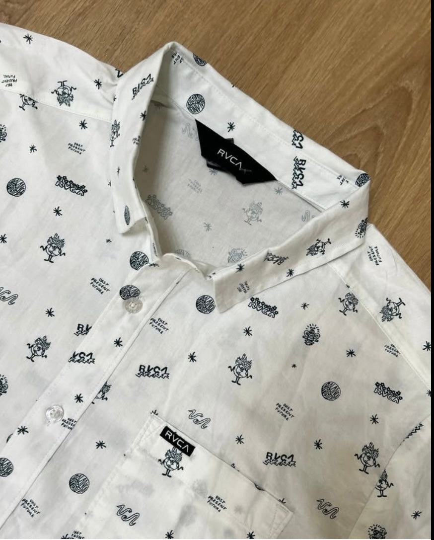 RCVA Regular Fit Patterned Shirt
