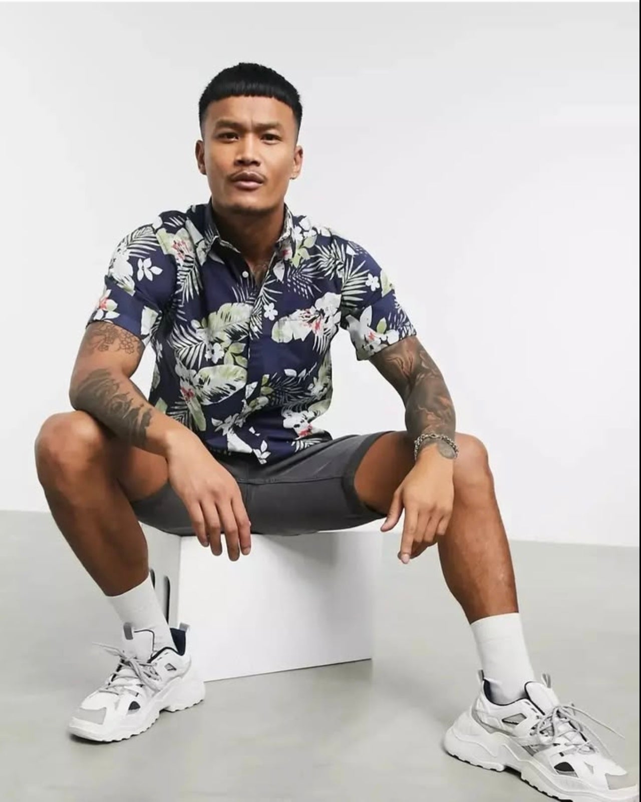Jack & Jones Regular Fit Pattern Short Sleeve