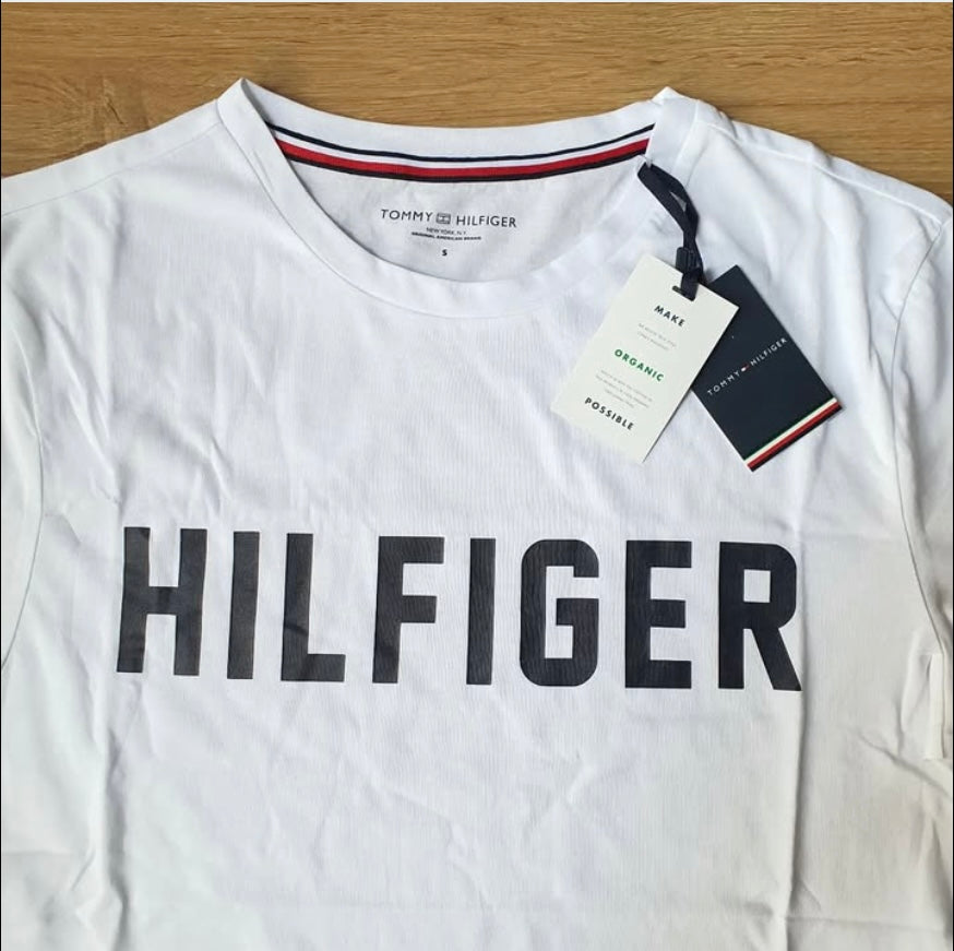 Tommy Hilfiger Slim Fit White T Shirt