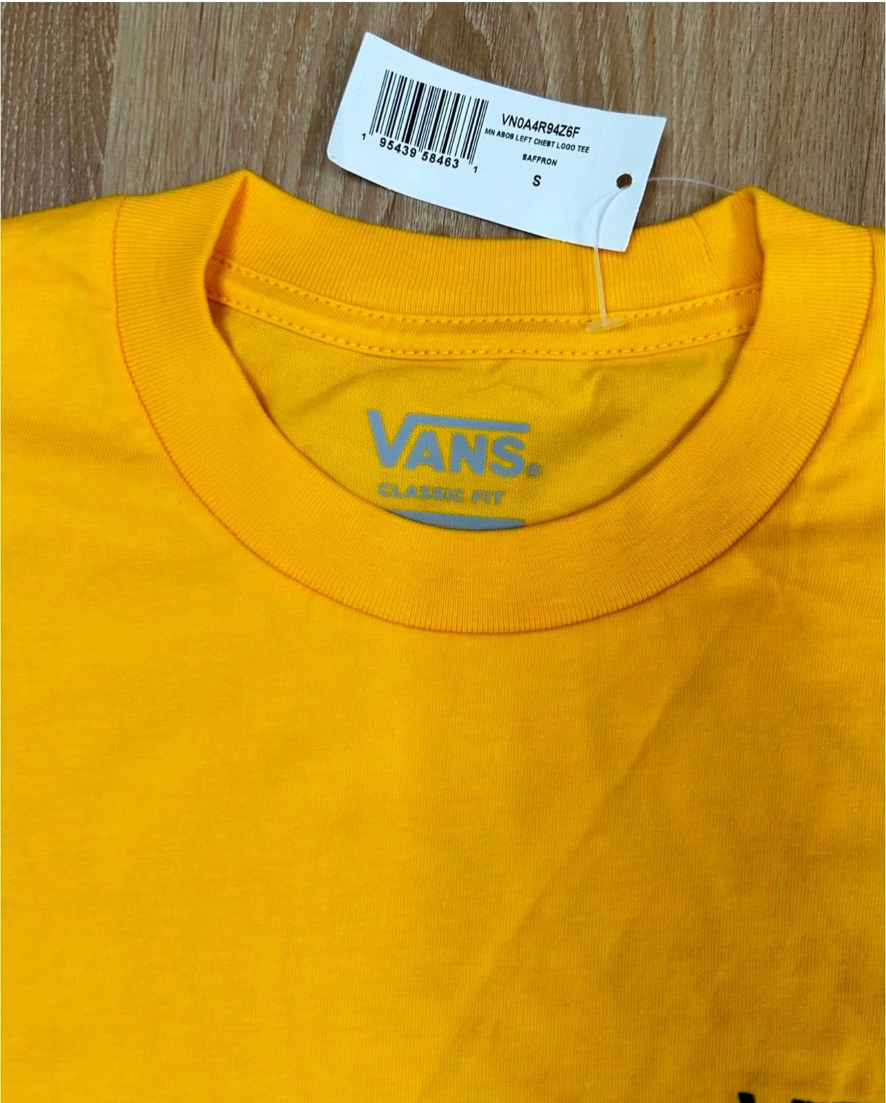 Vans Regular Fit T Shirt in Yellow