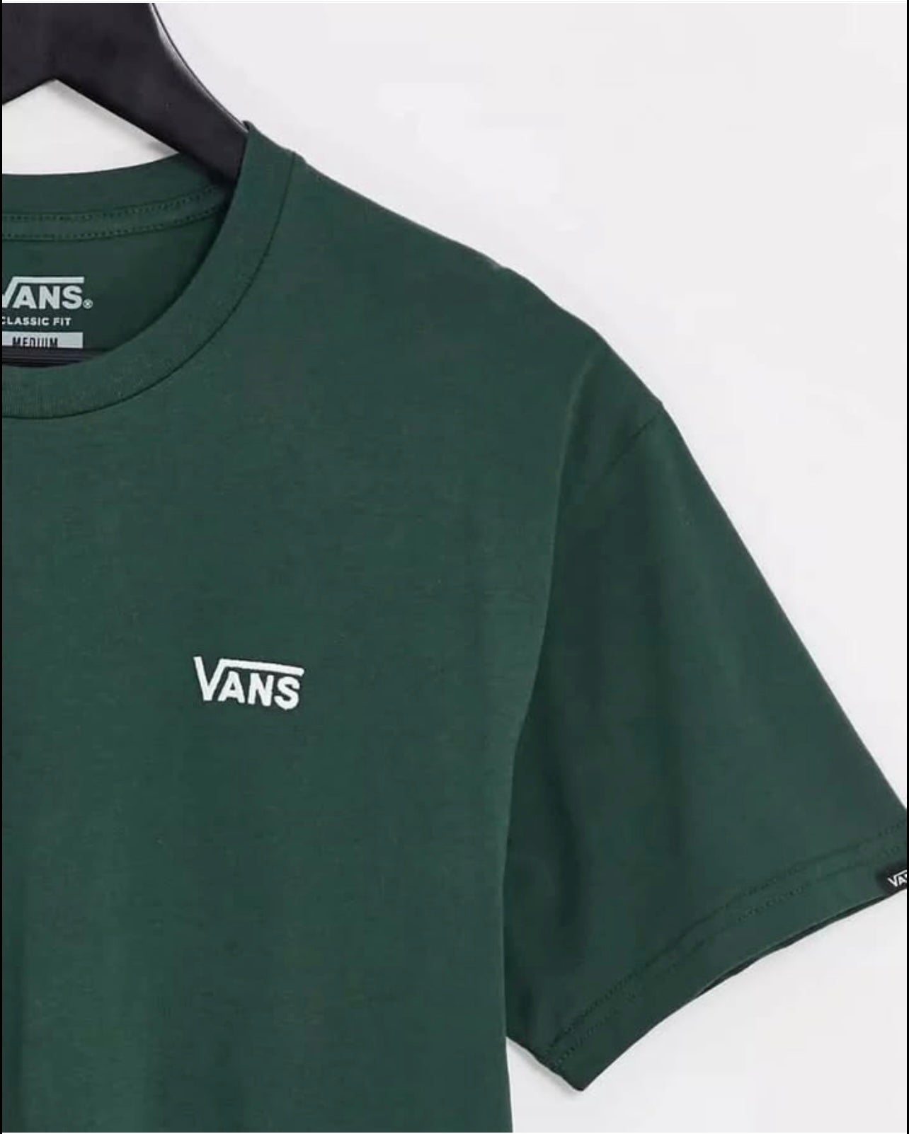 Vans Regular Fit T Shirt in Green