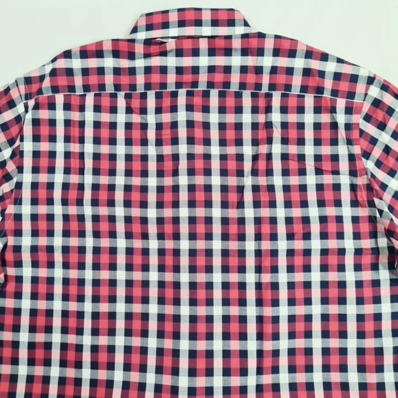 Tailorbyd Regular Fit Red Plaid Cotton Button Cuff Shirt