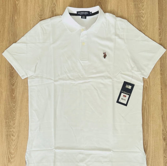 US Polo Assn Polo Shirt in White