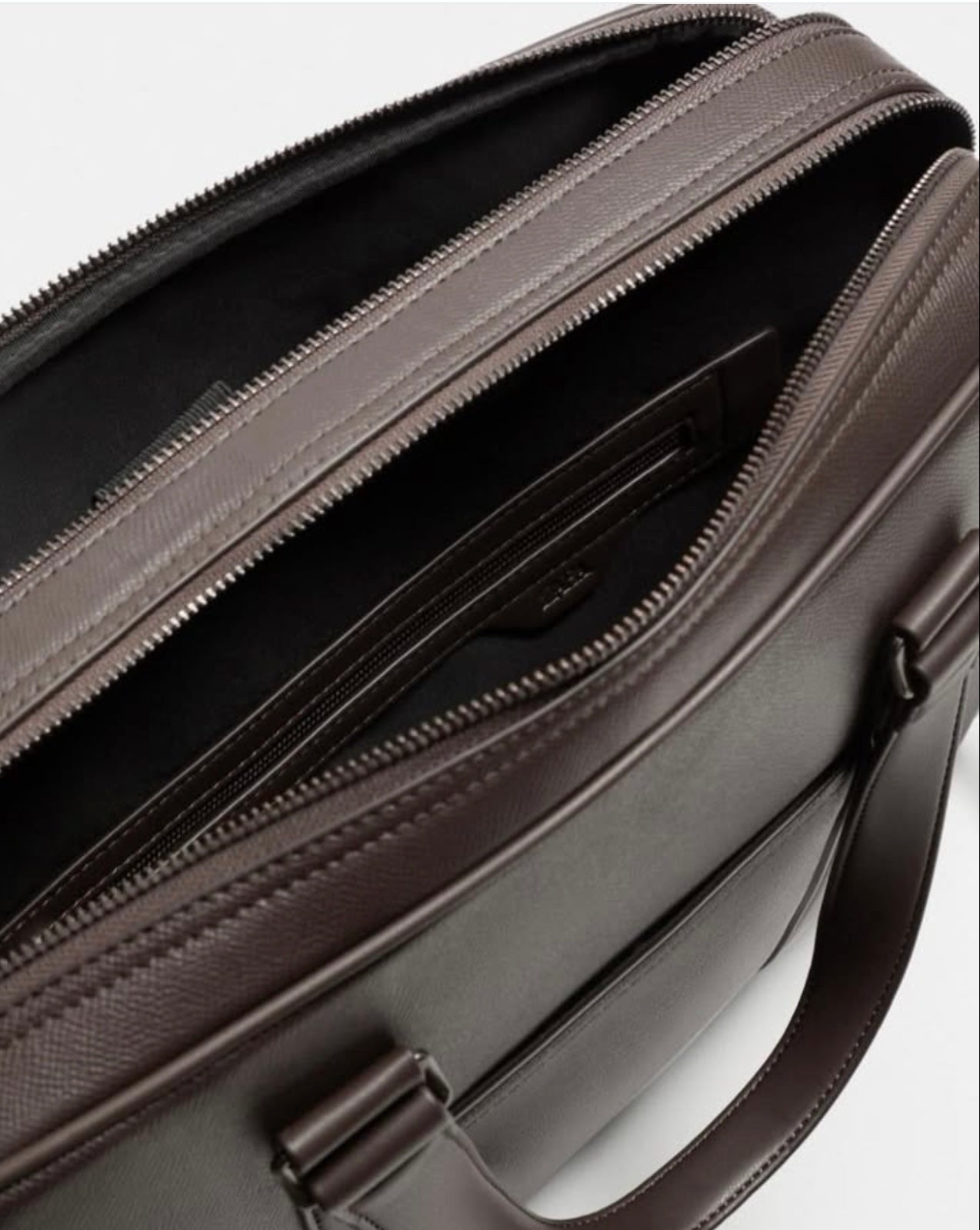 Zara Double Textured Briefcase