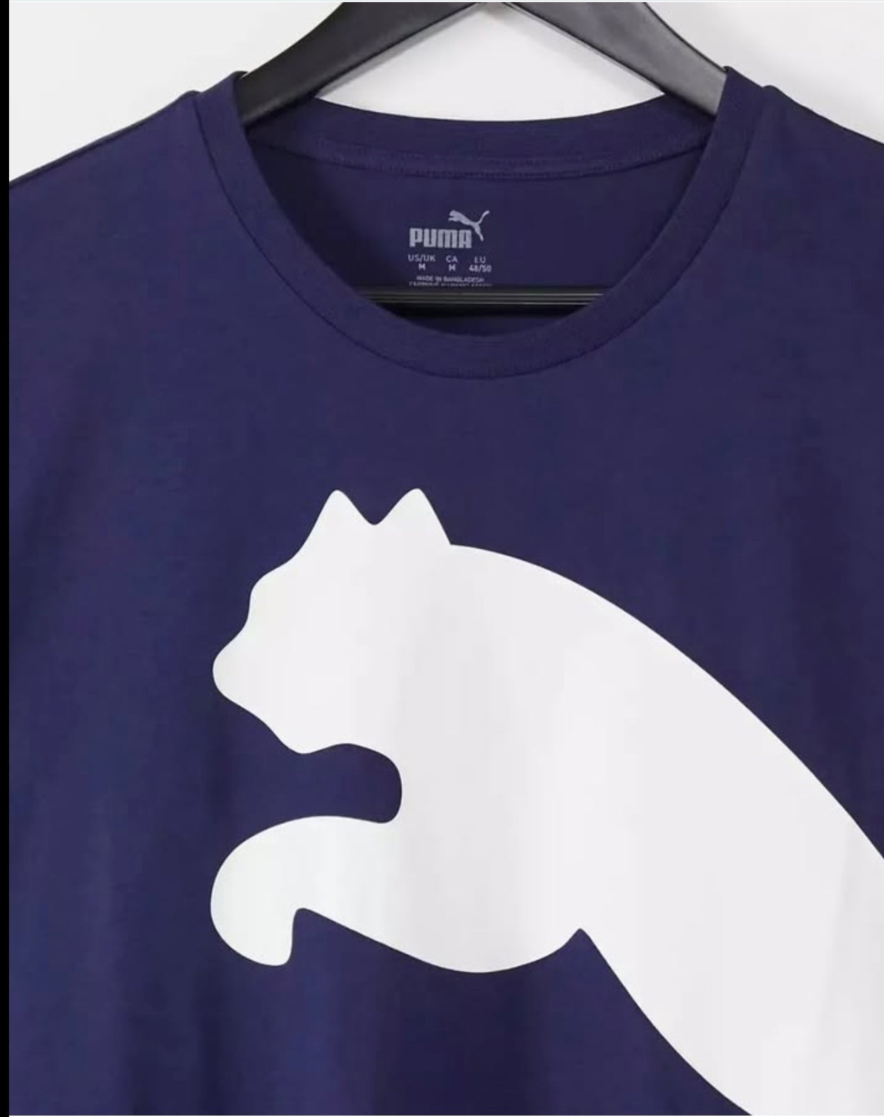 Puma Regular Fit T Shirt in Navy