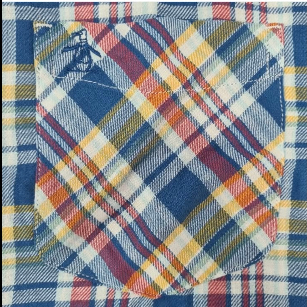 Penguin Regular Fit Multi Check Cotton Button Cuff Shirt
