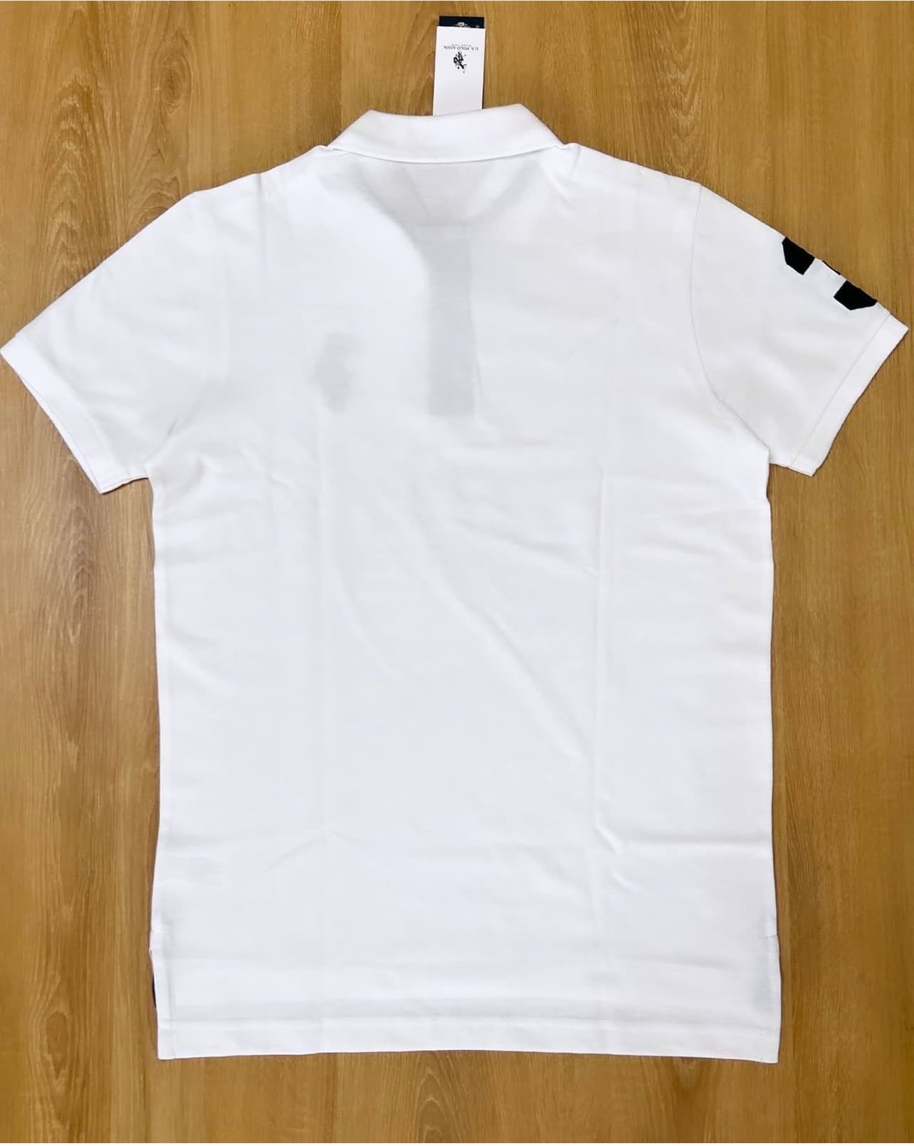 US Polo Assn Regular Fit Pique Polo Shirt in White