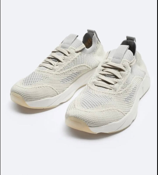 Zara Knit Fabric Sneakers