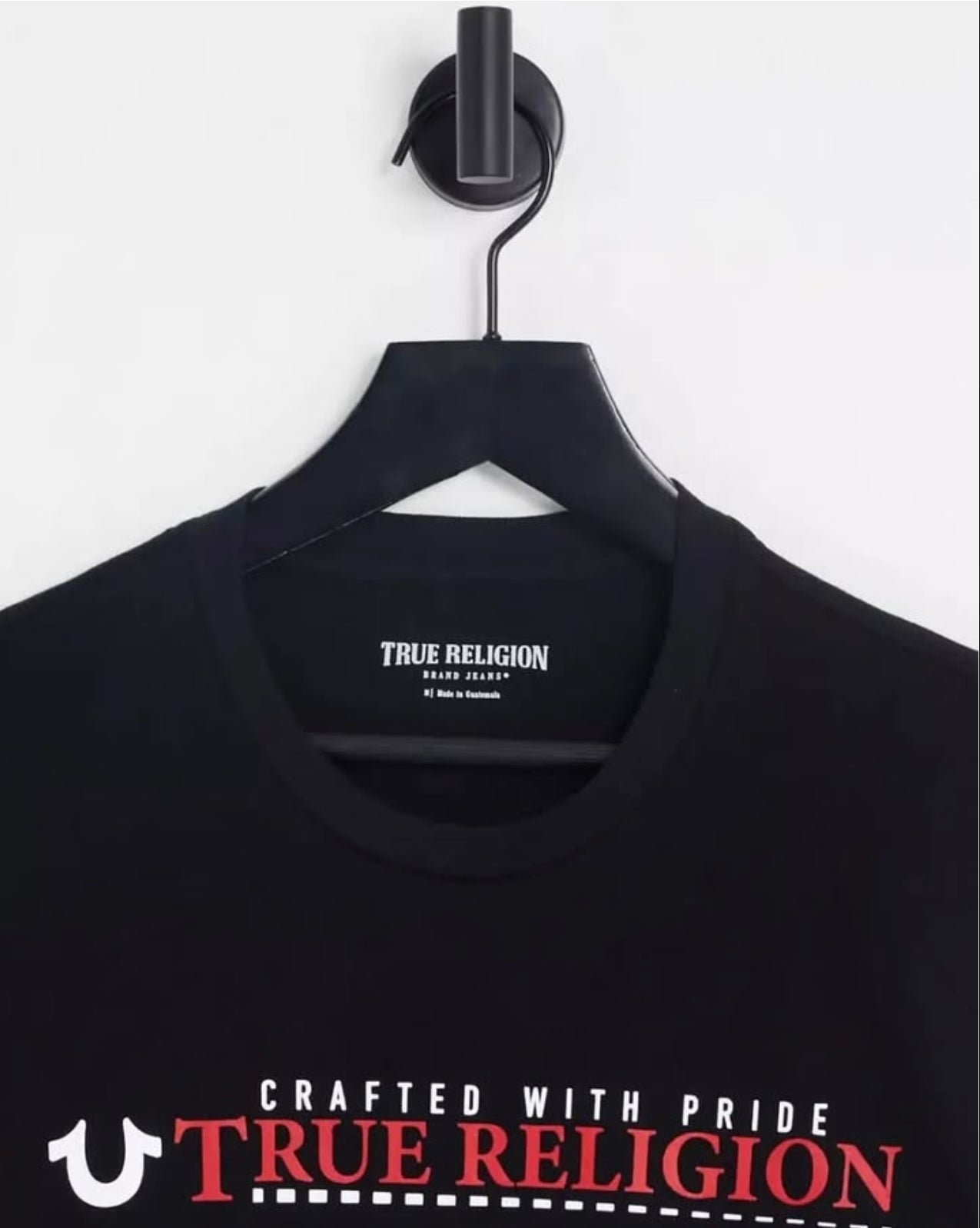 True Religion Regular Fit T Shirt in Black