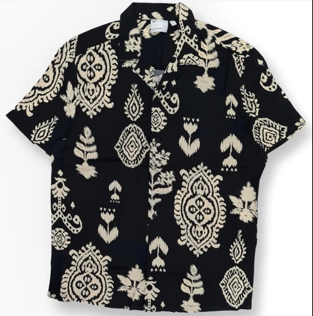 Asos Regular Fit Pattern Short Sleeve Shirt