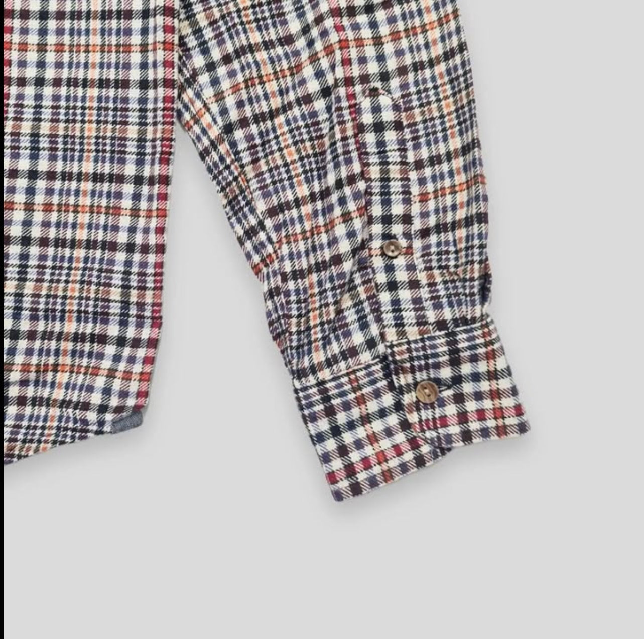 Brave Soul Regular Fit Brown Check Button Cuff Shirt