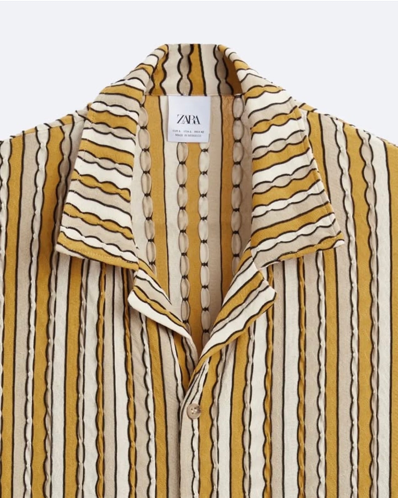 Zara Stripe Jacquard Shirt