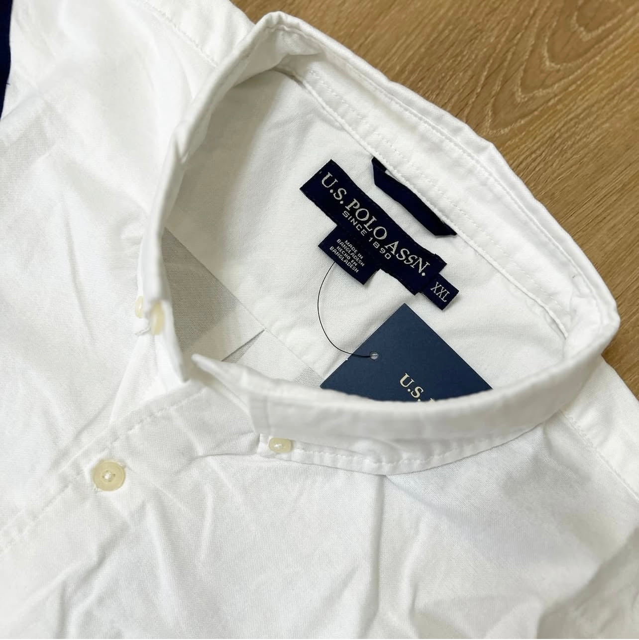 U S Polo Assn Oxford Cotton Shirt in White