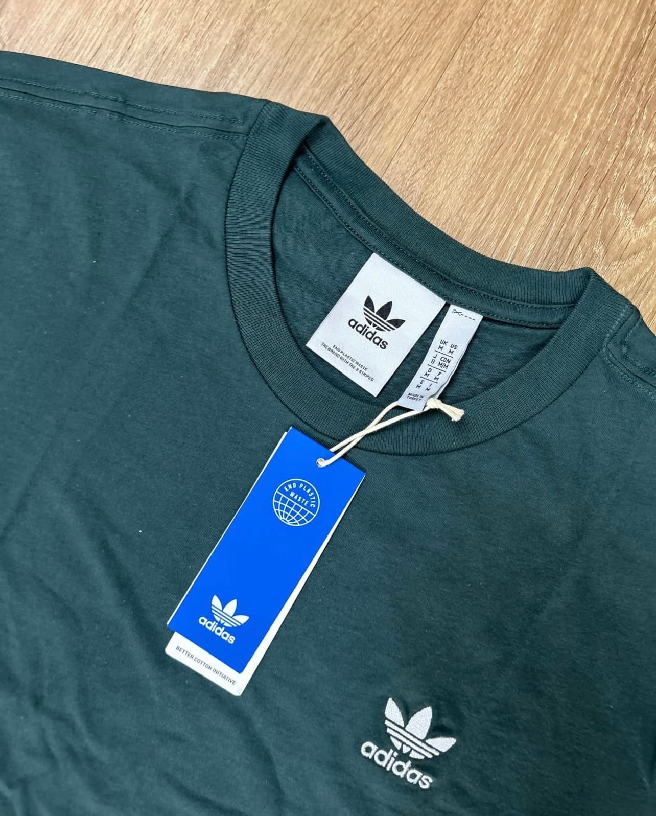 Adidas Regular Fit Cotton Shirt in Green