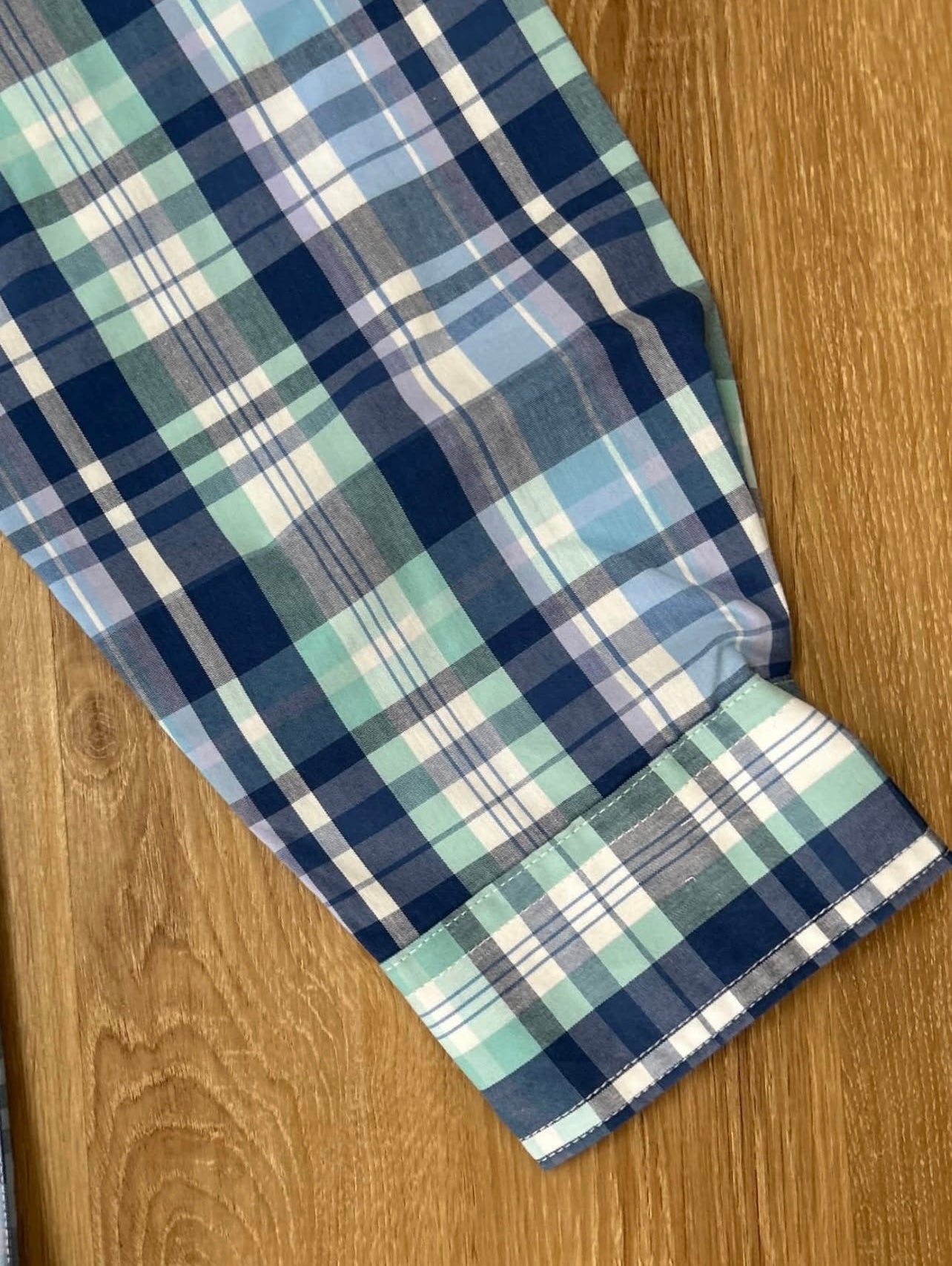 Chaps Blue Plaid Shirt