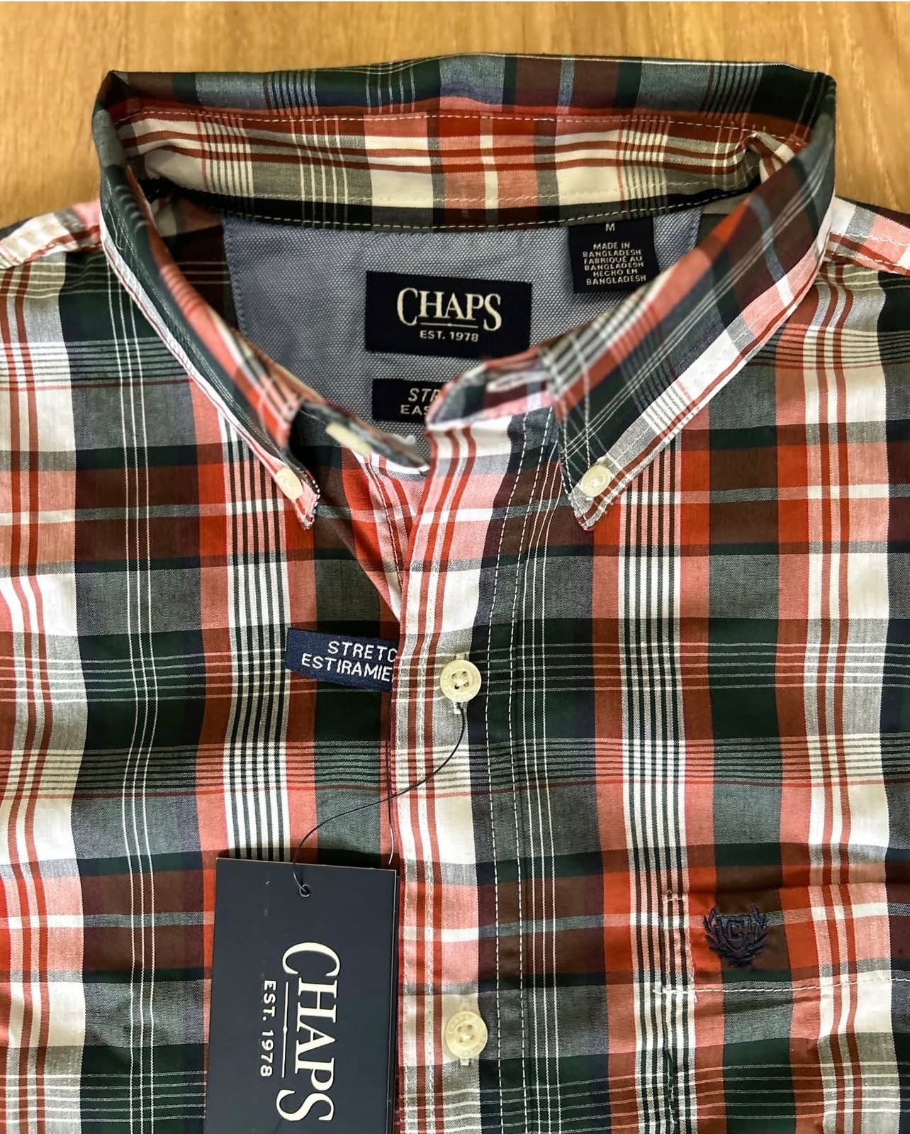 Chaps Regular Fit Plaid Shirt