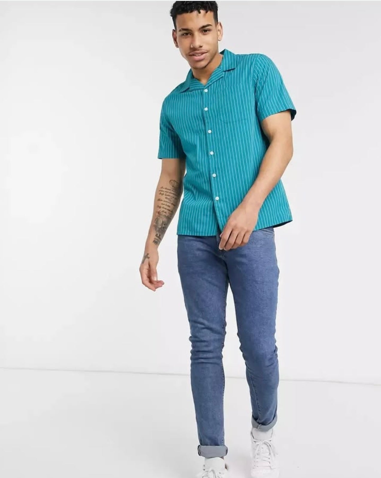 New Look Regular Fit Cotton Short Sleeve Shirt