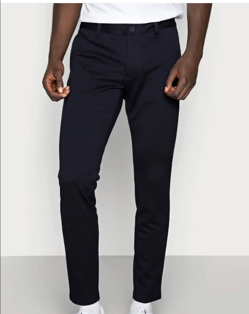 Only & Sons Slimfit Onsmark Stretch Pants in Navy