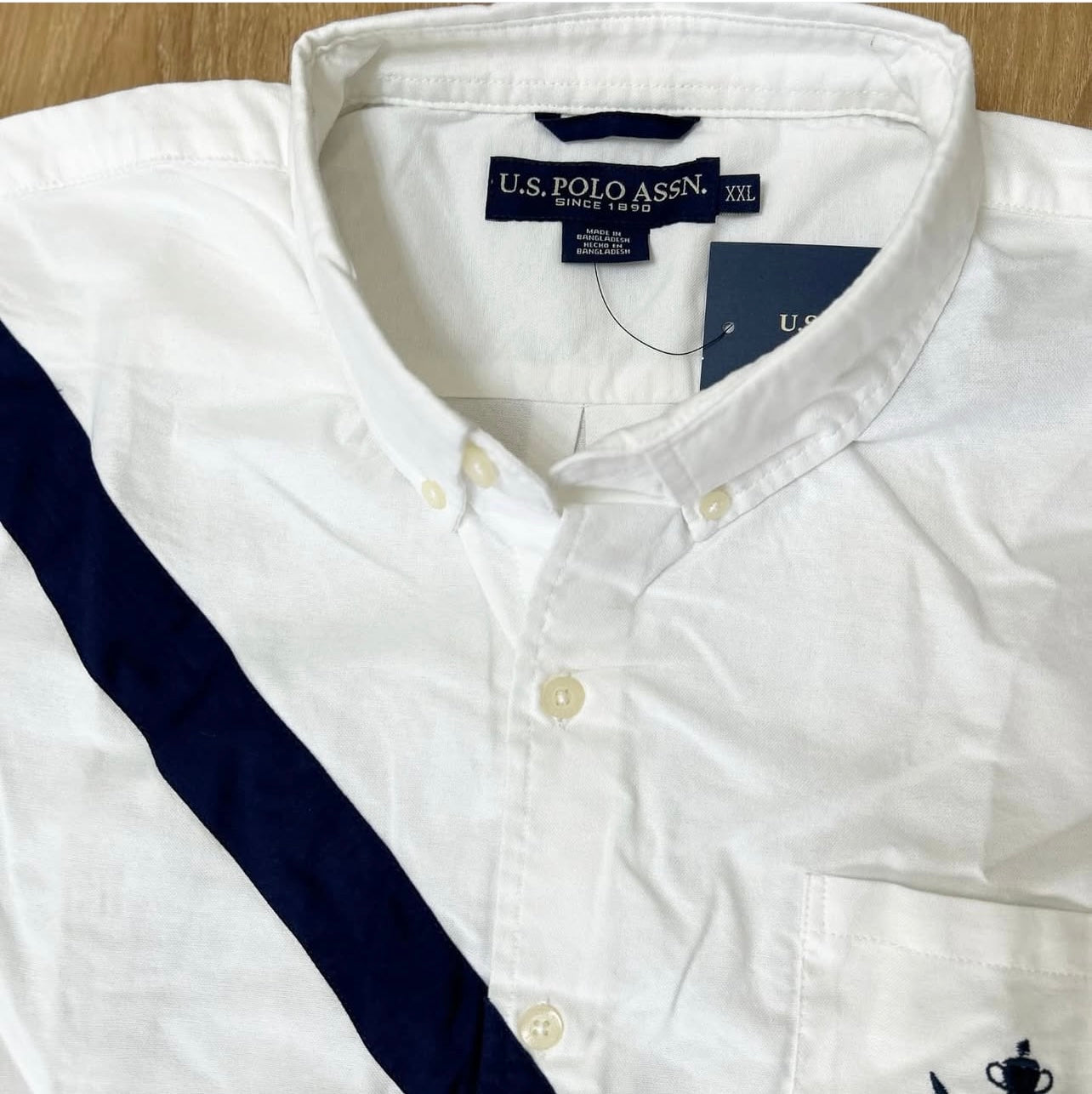 U S Polo Assn Oxford Cotton Shirt in White