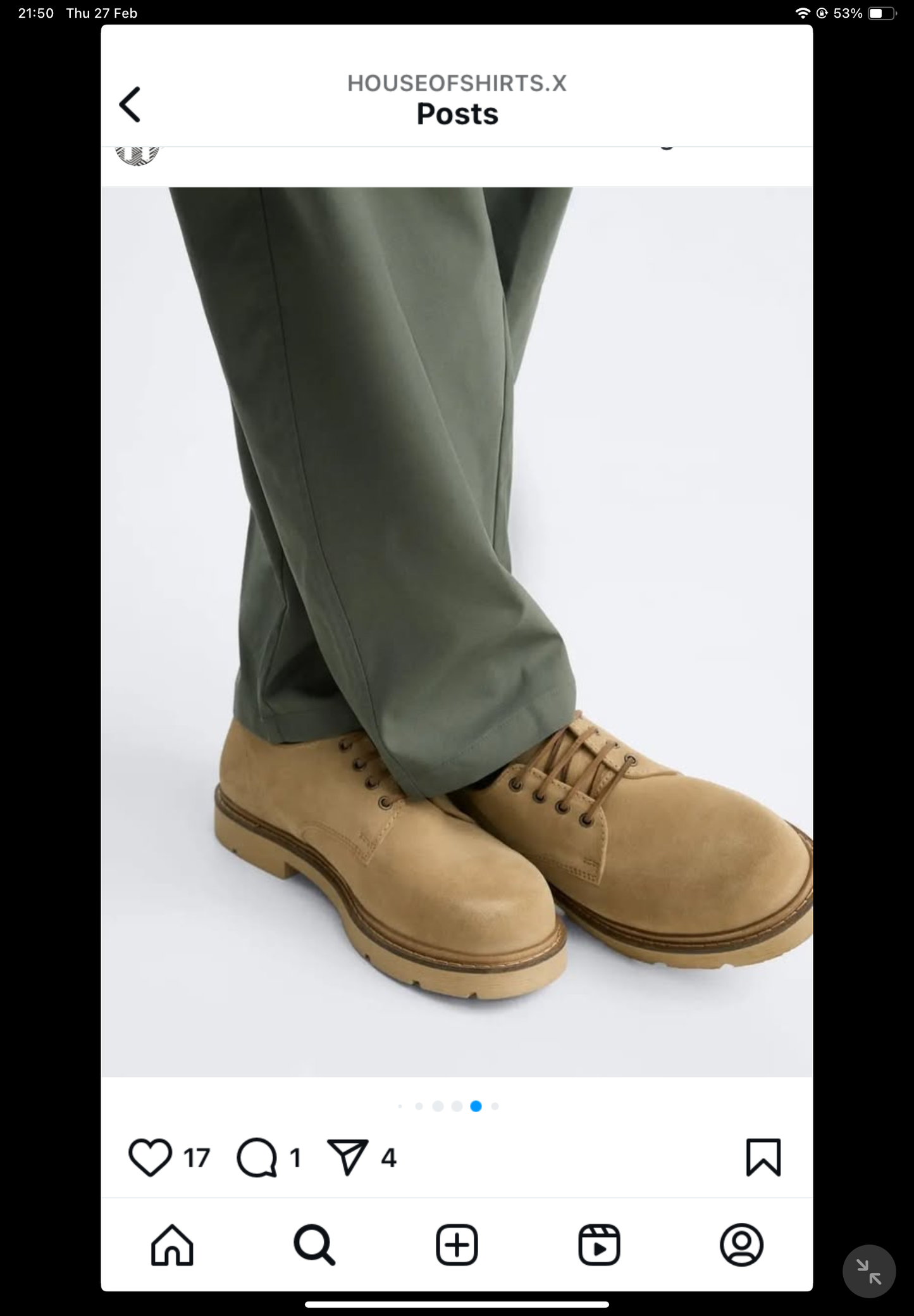Zara Suede Shoes With Track Soles