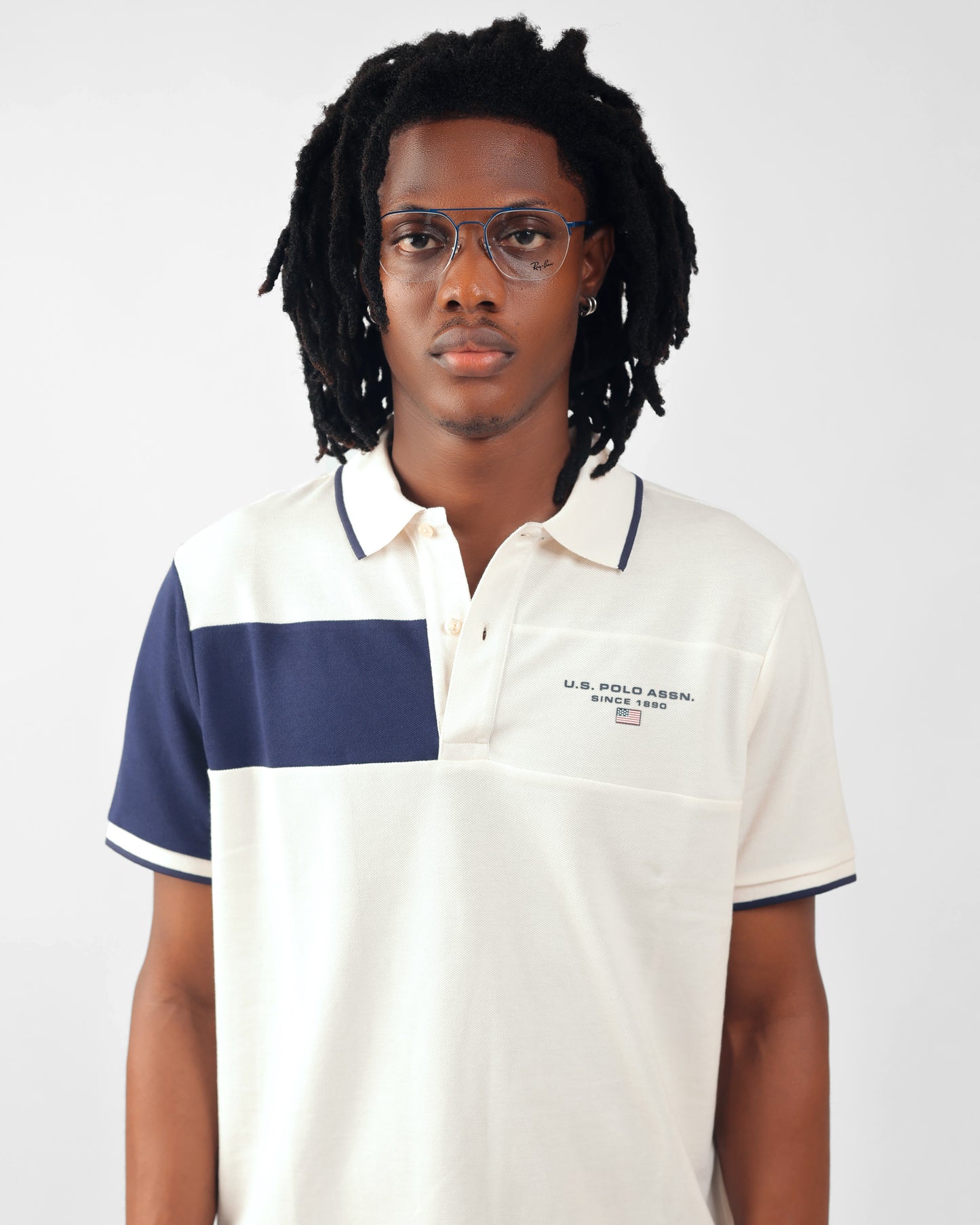 Colorblock Polo Shirt