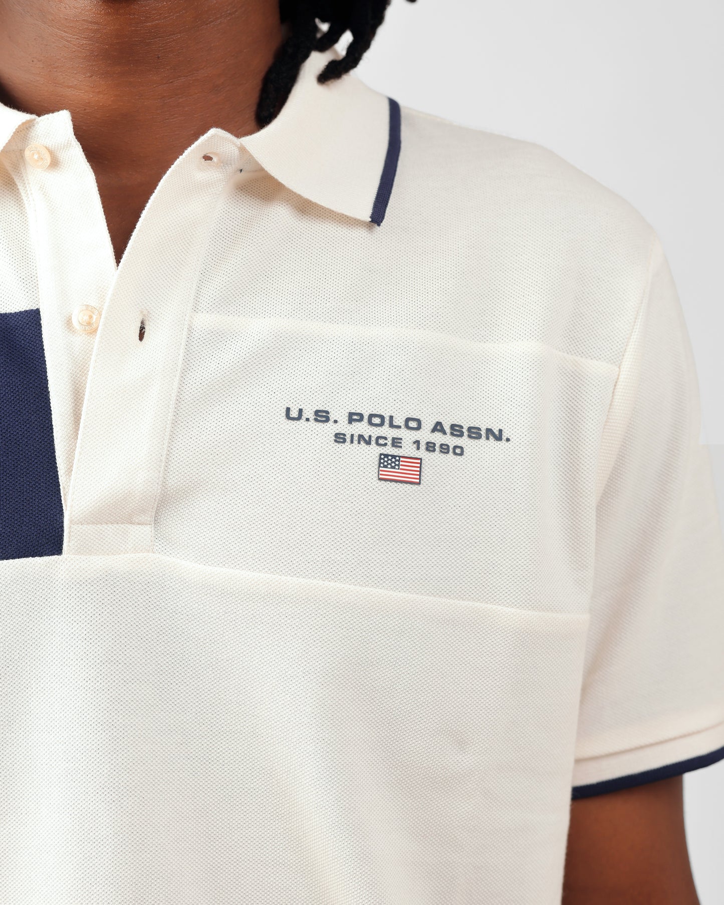 Colorblock Polo Shirt