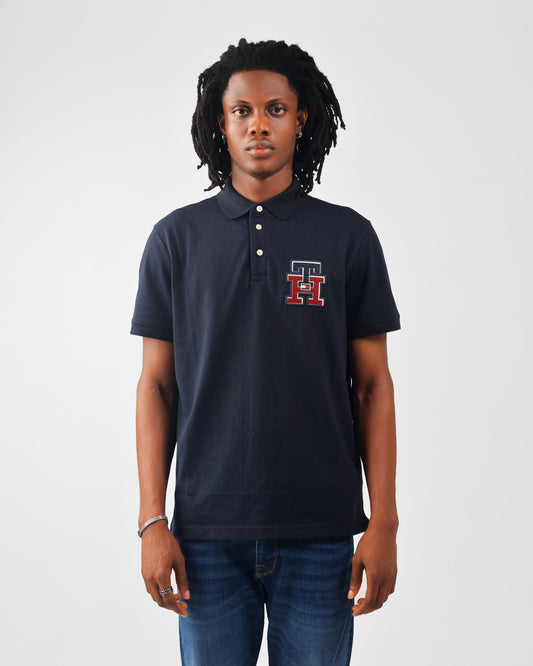 Tommy Hilfiger Regular Fit Navy Polo Shirt