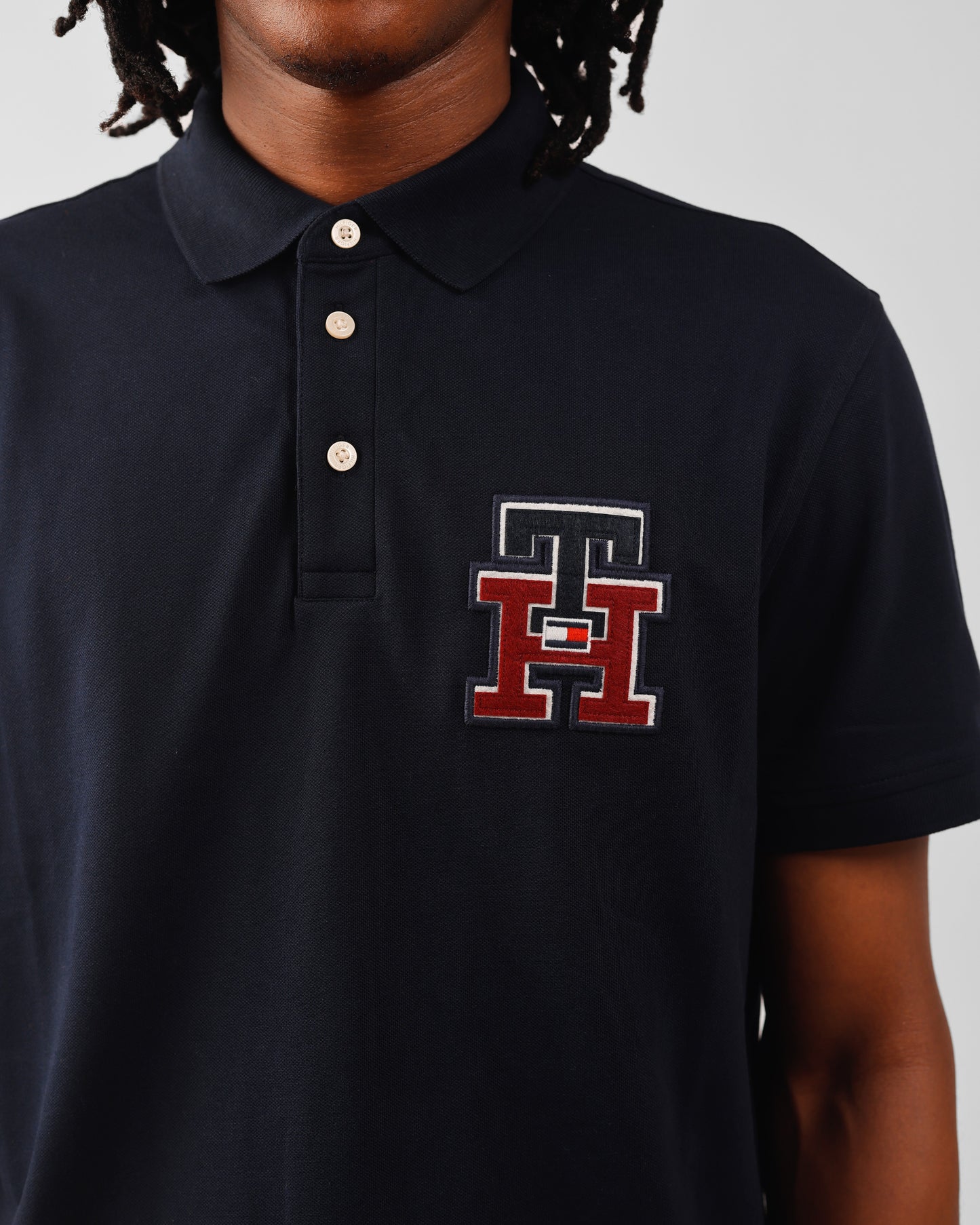 Tommy Hilfiger Regular Fit Navy Polo Shirt