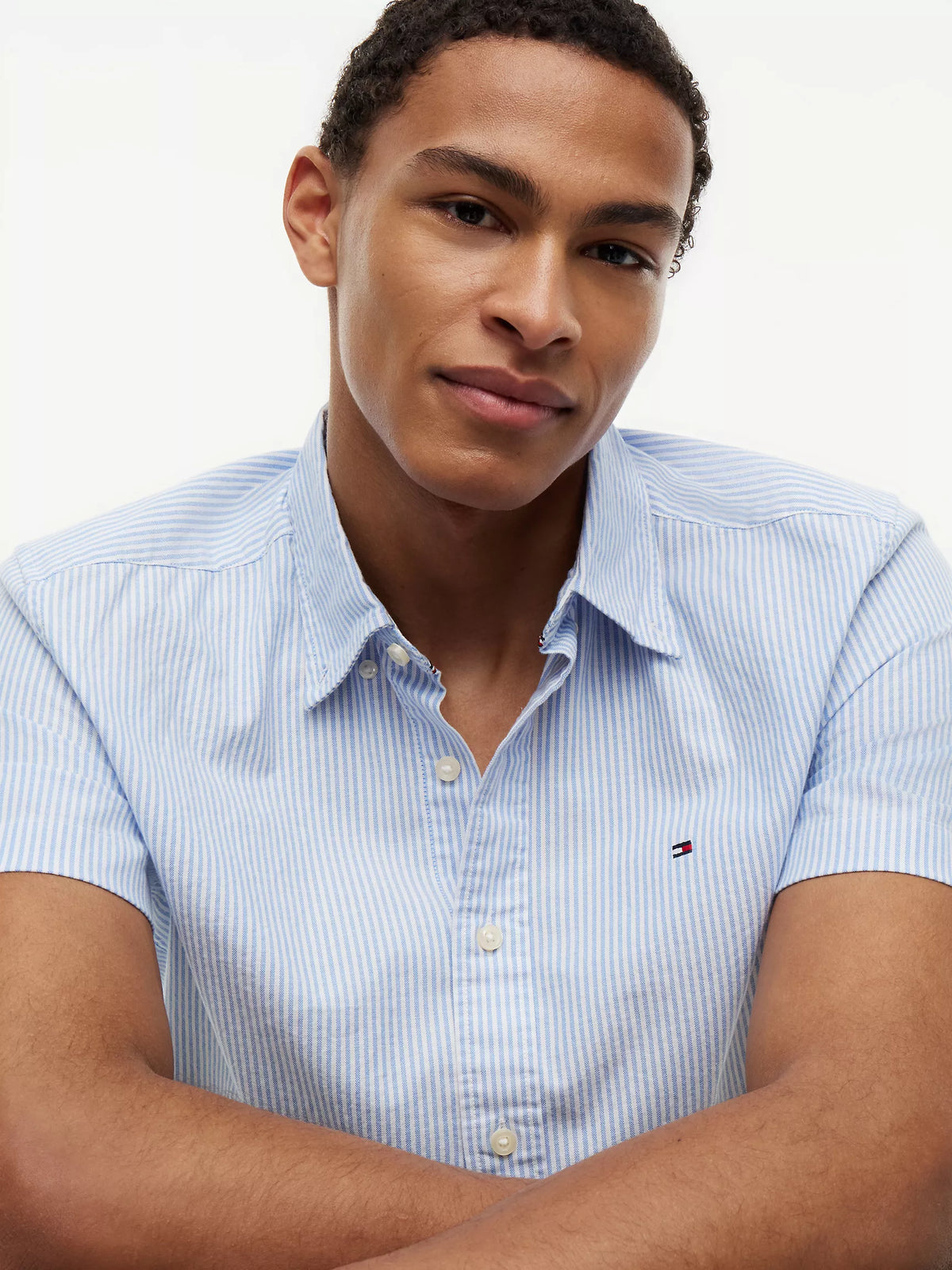 Tommy Hilfiger Regular Fit Striped Oxford Shirt