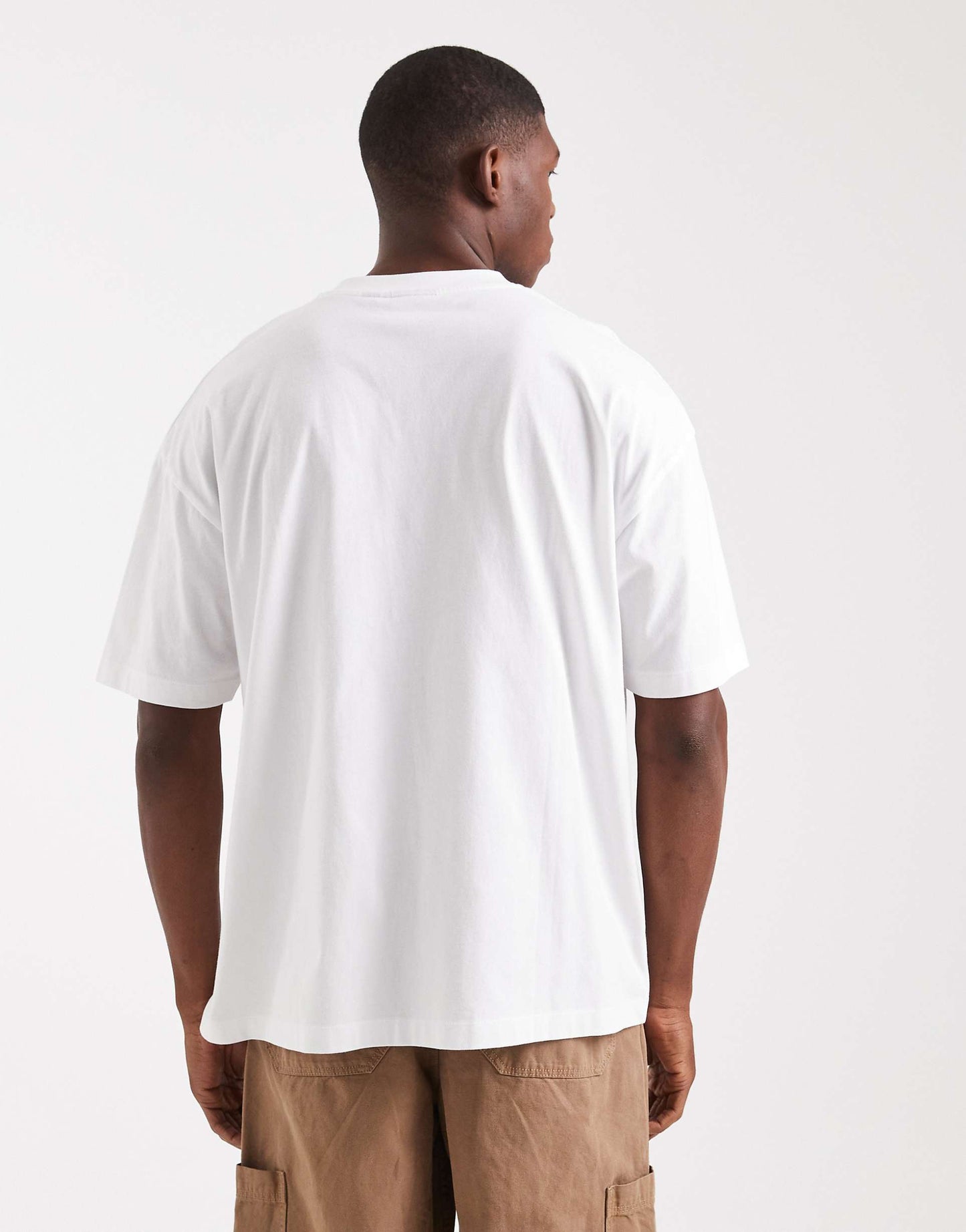 Asos White Graphic Oversized T-shirt